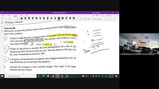B3T13  SENTINEL REPETITION || EXERCISE 8 || PSEUDOCODE & FLOWCHART
