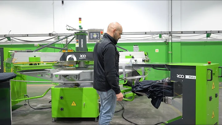 The ROQ IMPRESS System: Auto Heat Transfer Press with FEED, PEEL & PULL Attachments