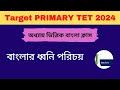 TARGET : Primary TET 2024 || বাংলা ধ্বনি পরিচয়( ১ ম পর্ব) || WB Primary TET 2024