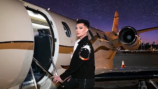 Doing My Makeup On A Private Jet (BIG MISTAKE LOL)