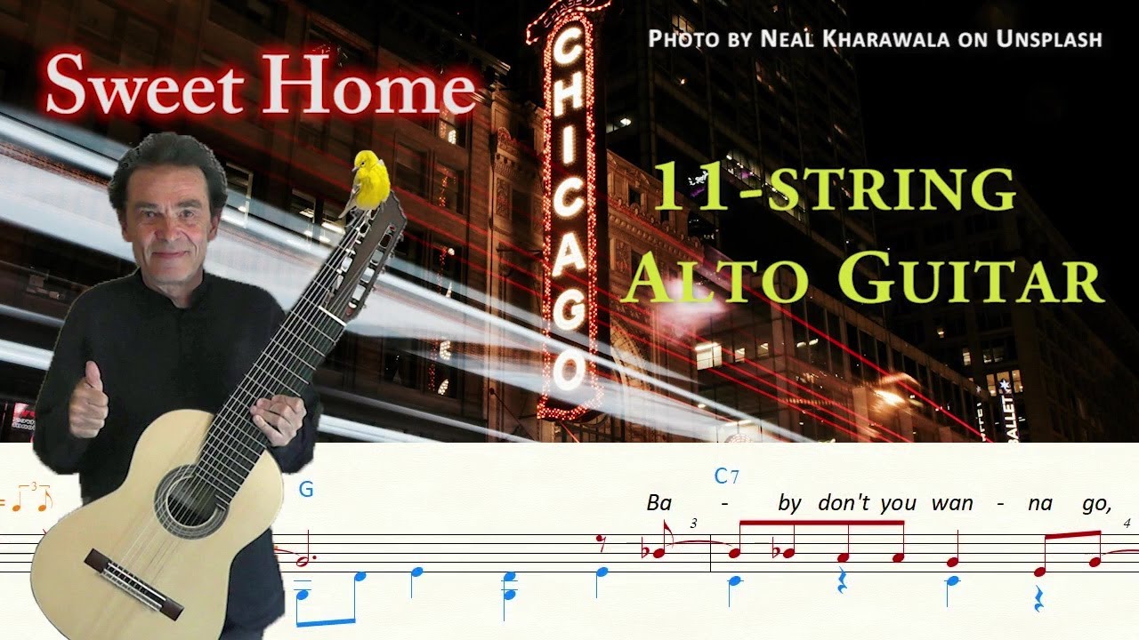 Sweet Home Chicago (11- string alto guitar)