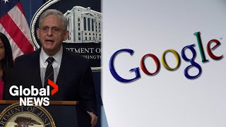 Civil antitrust lawsuit filed against Google, US AG Garland announces | FULL