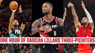 One hour of Damian Lillard making three-pointers | 2022-23 NBA Season | Portland Trail Blazers