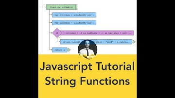 Javascript Video Tutorial: String Functions