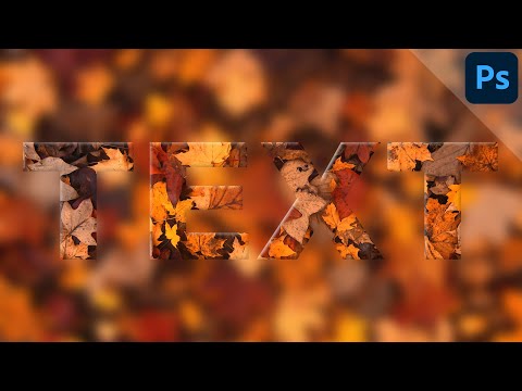 Transparent text with blurry background | PHOTOSHOP TUTORIAL - TEXT EFFECT
