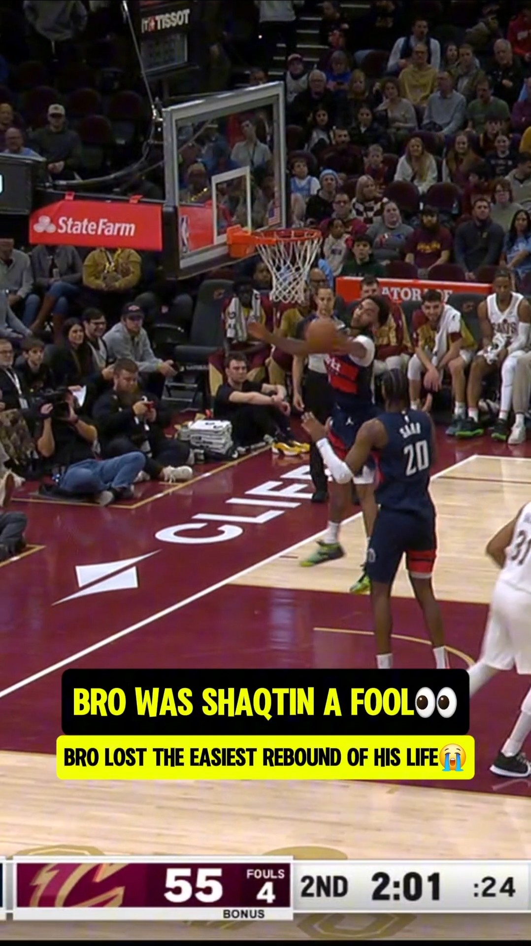 Bro couldn't believe he did THAT ?