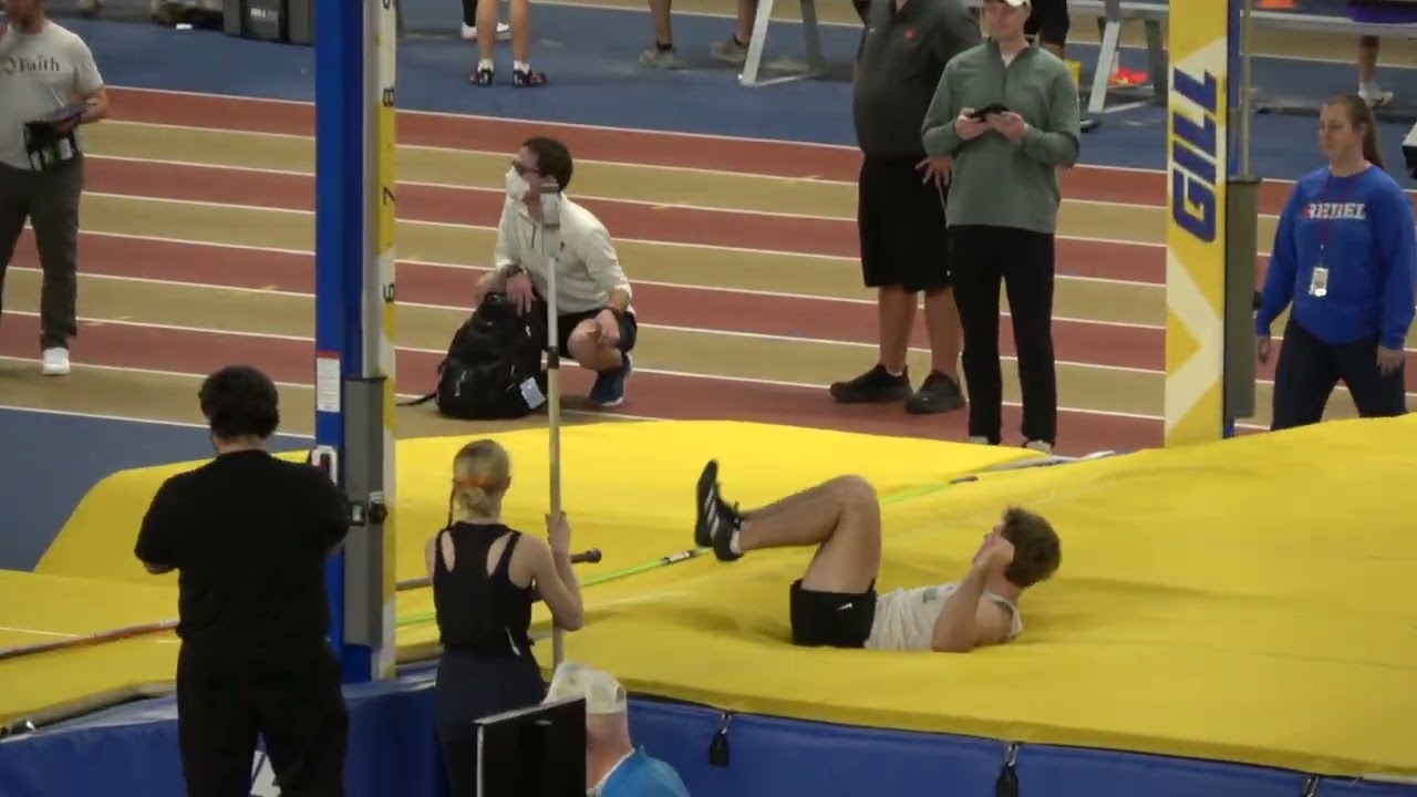 Boys Pole Vault Last Chance Invitational #1 Indoor Track Meet 2026 Birmingham Crossplex