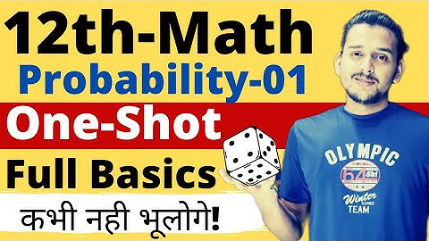 CLASS 12th Math|Probability-01|Conditional Probability|One Shot|Pranav Pandey