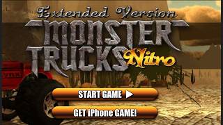 Monster Trucks Nitro (Flash Game) Full Gameplay Playthrough