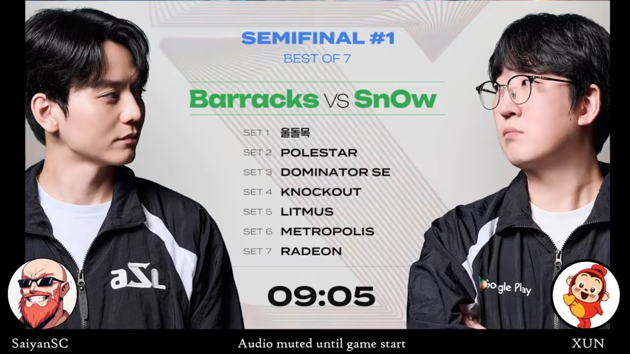 [ENG] ASL S20 Ro.4 Match 1 (Barracks vs Snow) - ASL English (StarCastTV English)