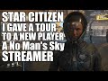Star Citizen! I gave a tour of Microtech to my friend Sword a No Man's Sky Streamer! AND HE LOVED IT