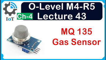 O-Level M4 R5 | IOT Practical | MQ 135 Gas Sensor | Lecture 43 | UPCISS