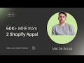 Yalla lets code podcast  episode 2 interview with mat de sousa  50k mrr from 2 shopify apps