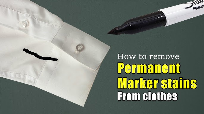 How to remove permanent marker/sketch pen ink, Remove ink stain from cloth