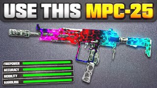 new BUFFED MPC-25 LOADOUT is *BROKEN* in WARZONE! 😍 (Best MPC 25 Class Setup)