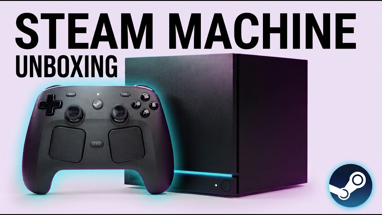 Steam Machine 512GB with Steam Controller Unboxing - YouTube