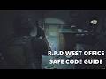 R.P.D West Office Safe Code - Resident Evil 3 Remake