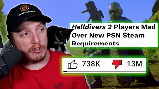 Gamers Are Very Mad At Helldivers 2