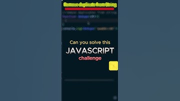 JS Interview Question | Can you solve this?