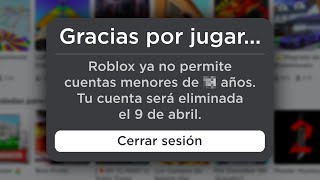 YA NO PODRÁS Jugar Roblox POR ESTO... 😢