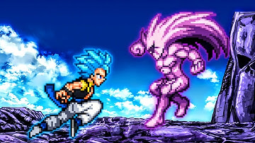 Gogeta DBS (all form) (New) VS Boros V2 (all form) in Jump Force Mugen