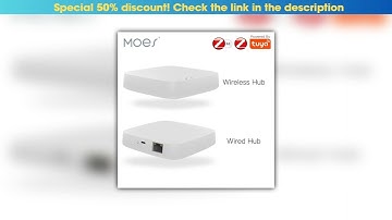 New Arrival MOES Tuya Gateway Hub Smart Home Bridge Synthesis Link includ Bluetooth/Zigbee Gateway•