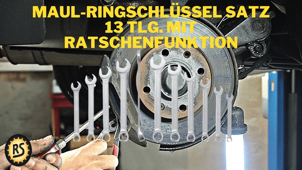 Maul-Ringschlüssel-Satz | Maulseite mit Ratschenfunktion | SW 8 - 21 mm | 13-tlg.