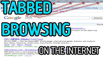 HOW TO USE TABBED BROWSING IN GOOGLE CHROME AND MICROSOFT EDGE (INTERNET EXPLORER FOR WINDOWS 10)