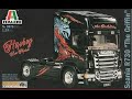 Сборка Scania R730 "The Griffin" 1:24 Italeri Выпуск №9