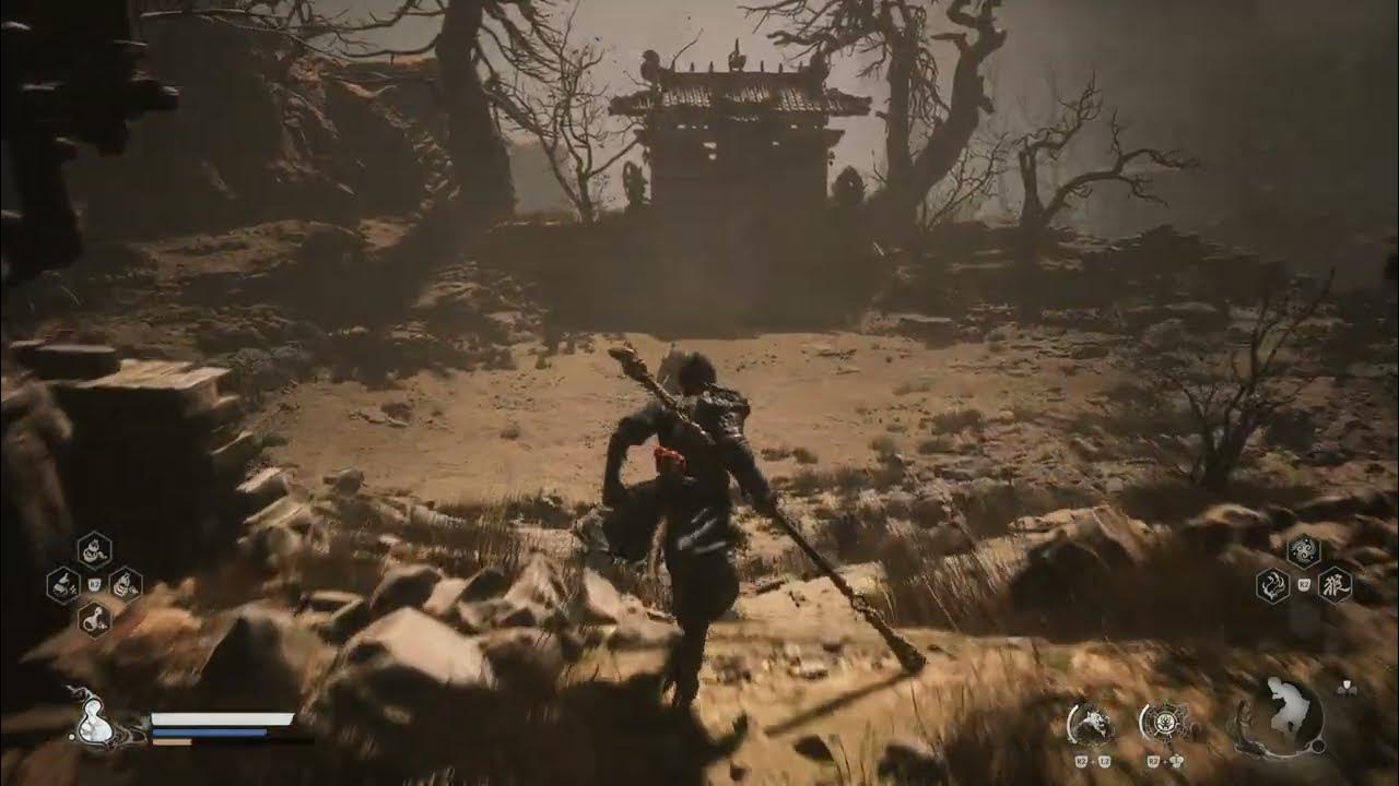 Black Myth Wukong Chapter 2 Sandgate Village Defeat King of Flowing Sands and Second Rat