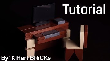 How To Build A Lego Computer Desk