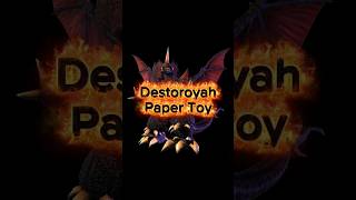Destoroyah Paper Toy #godzilla #godzillaunleashed #kaiju