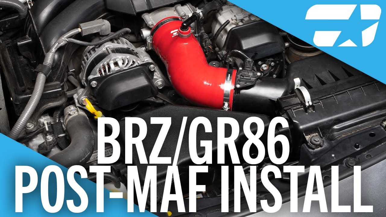 Overtake Post MAF Hose Kit Black Subaru BRZ / Toyota GR86 2022-2026 | A10132BLK