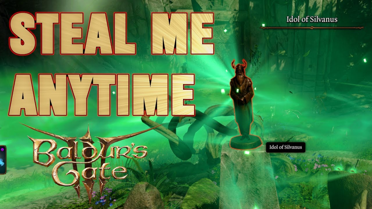 Baldur's Gate 3: Steal the Idol of Silvanus at level 1 to get a ring of protection!