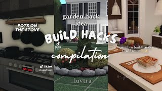 build hacks bloxburg tiktok compilation || glossydidi