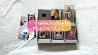 Storing New Photocard In My Binders (IVE, fromis_9, UNIS, and more...)