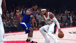 NBA 2K20 - Los Angeles Clippers vs. Portland Trail Blazers (MELO!) - Full Gameplay (Updated Rosters)