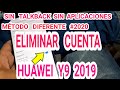 ELIMINAR LA CUENTA GOOGLE HUAWEI Y9 2019 JKM-LX3 REMOVE THE ACCOUNT GOOGLE HUAWEI Y9s 2019 PRIME FRP