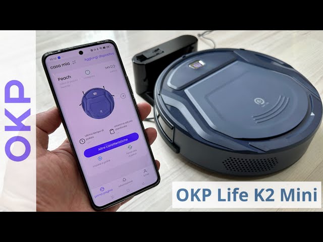 OKP K2 - Low Cost Mini Robot Vacuum Cleaner 
