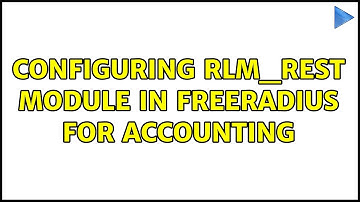 Configuring rlm_rest module in FreeRadius for accounting
