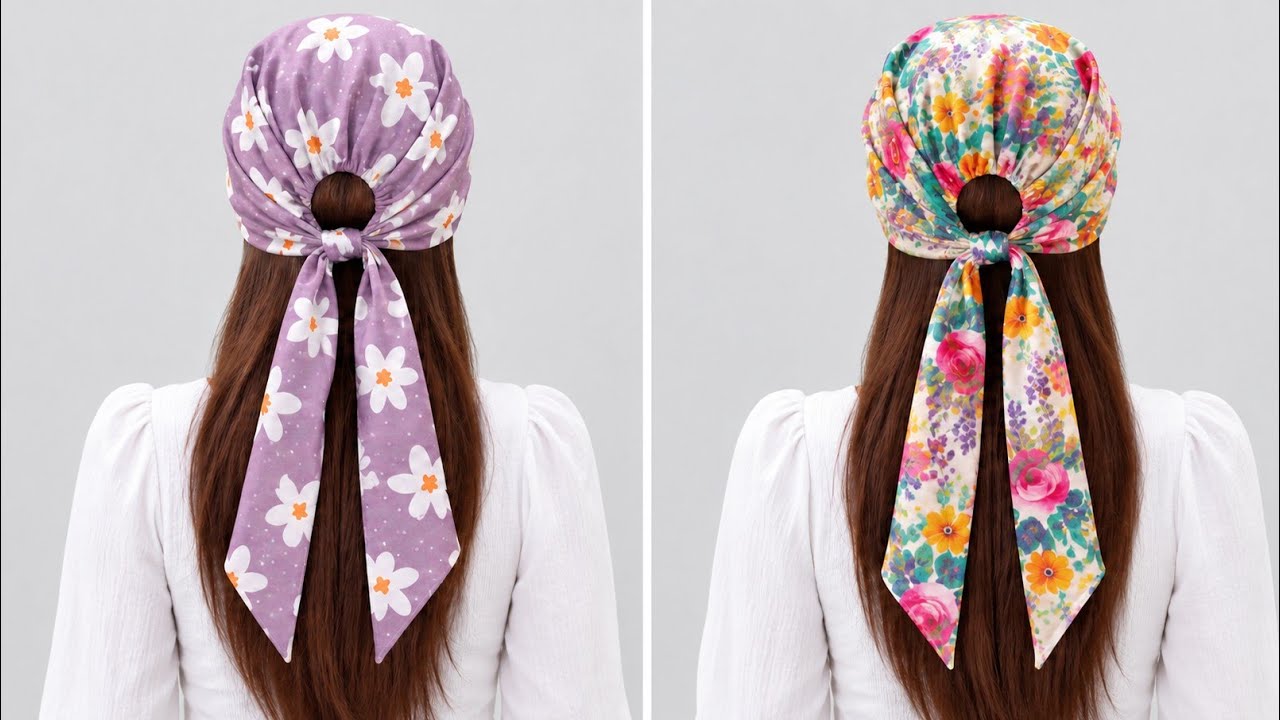 178🧵【 Hair band 】 Easy, simple hair band made from fabric