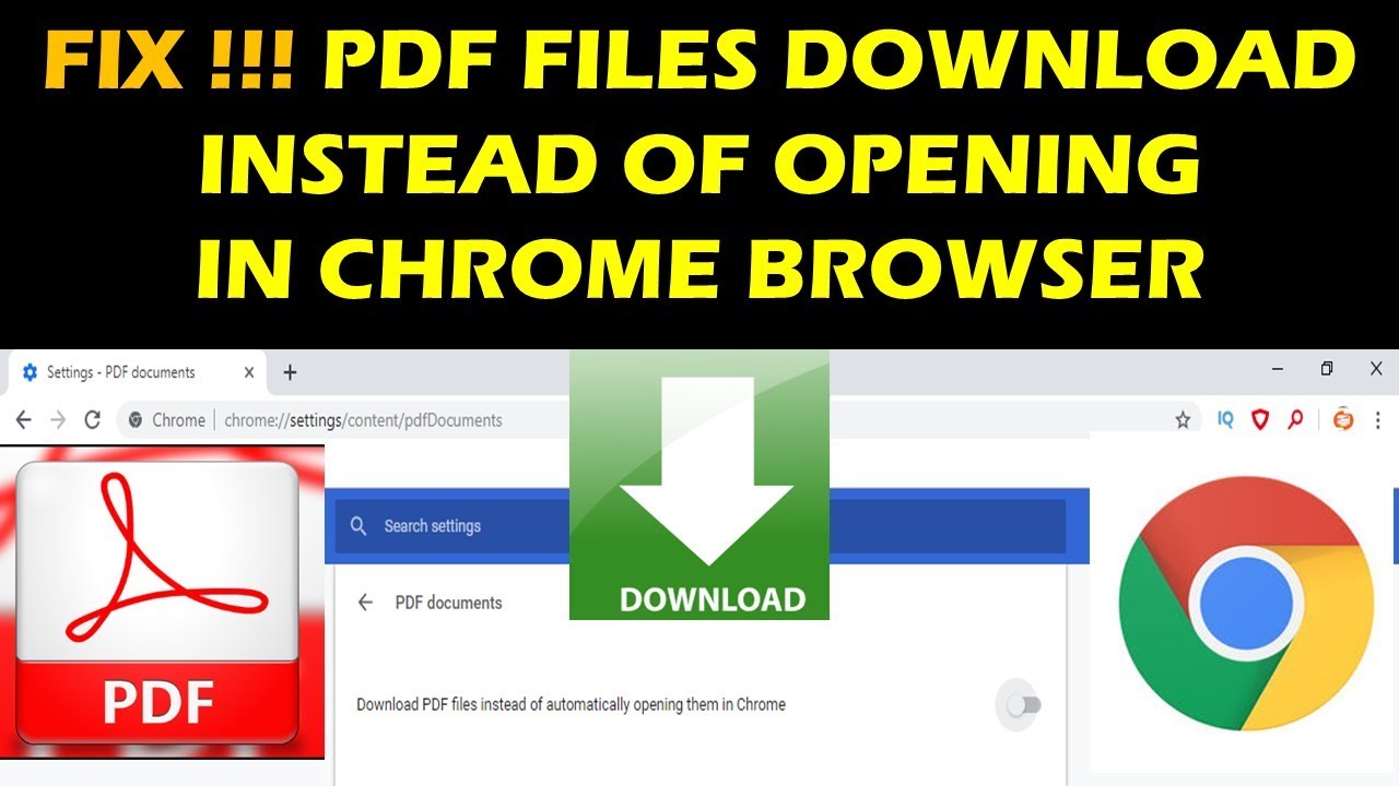 Why PDF is downloading in Chrome?