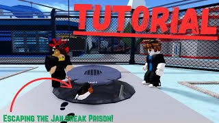 How To Escape The Roblox Jailbreak Prison (TUTORIAL)