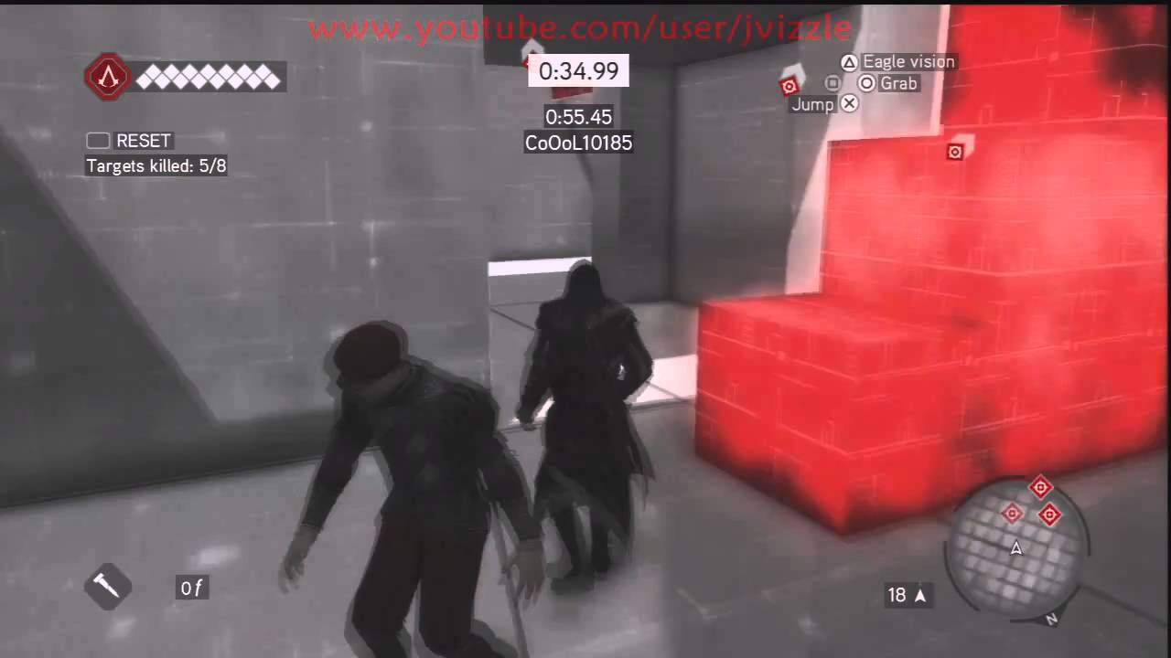 Assassin's Creed Brotherhood Hidden Blade 3 World Record 55.25