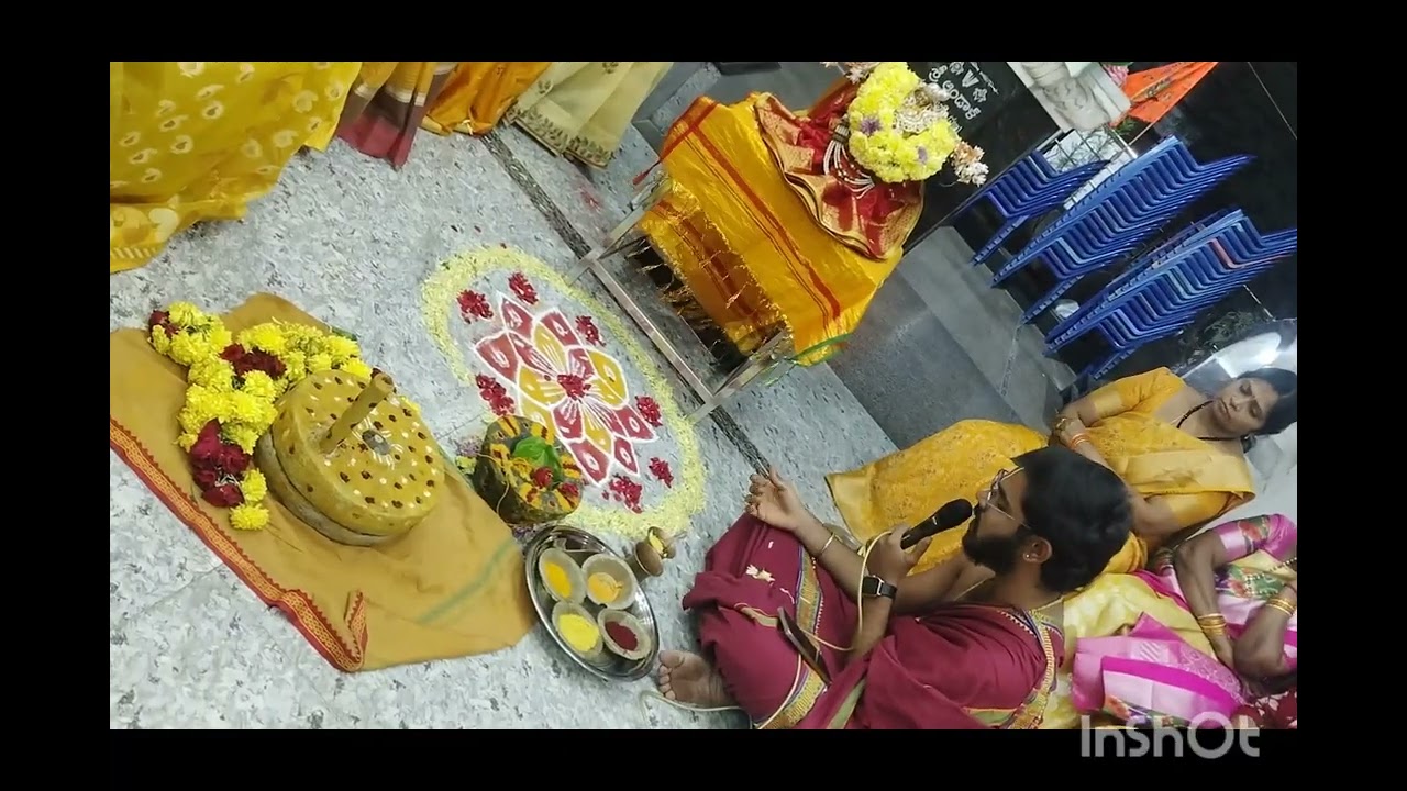 జై శ్రీమన్నారాయణ మన రామాలయంలో గోదారంగని కళ్యాణానికి పసుపు కట్టే ఉత్సవం 