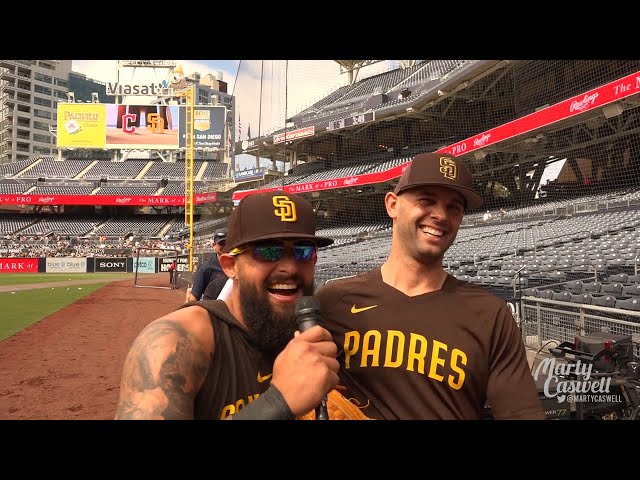 Nick Martinez on his Padres team dinner, chemistry, his Dad's paella & what  happened to the pinata 