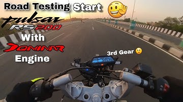 PART-3 😊 Finally Road Test Start After Engine Swapping | Rs 200 Upgrade With Dominar Engine