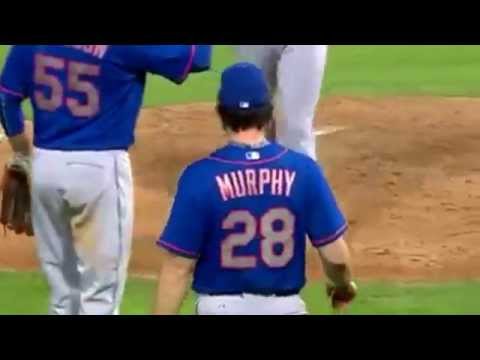 Daniel Murphy No Look Throw - Top Play: Mets vs Phillies