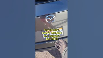 Setting the tailgate height #2025 #mazdacx50 #mazda #mazdacx30 #suv #mazdacx70