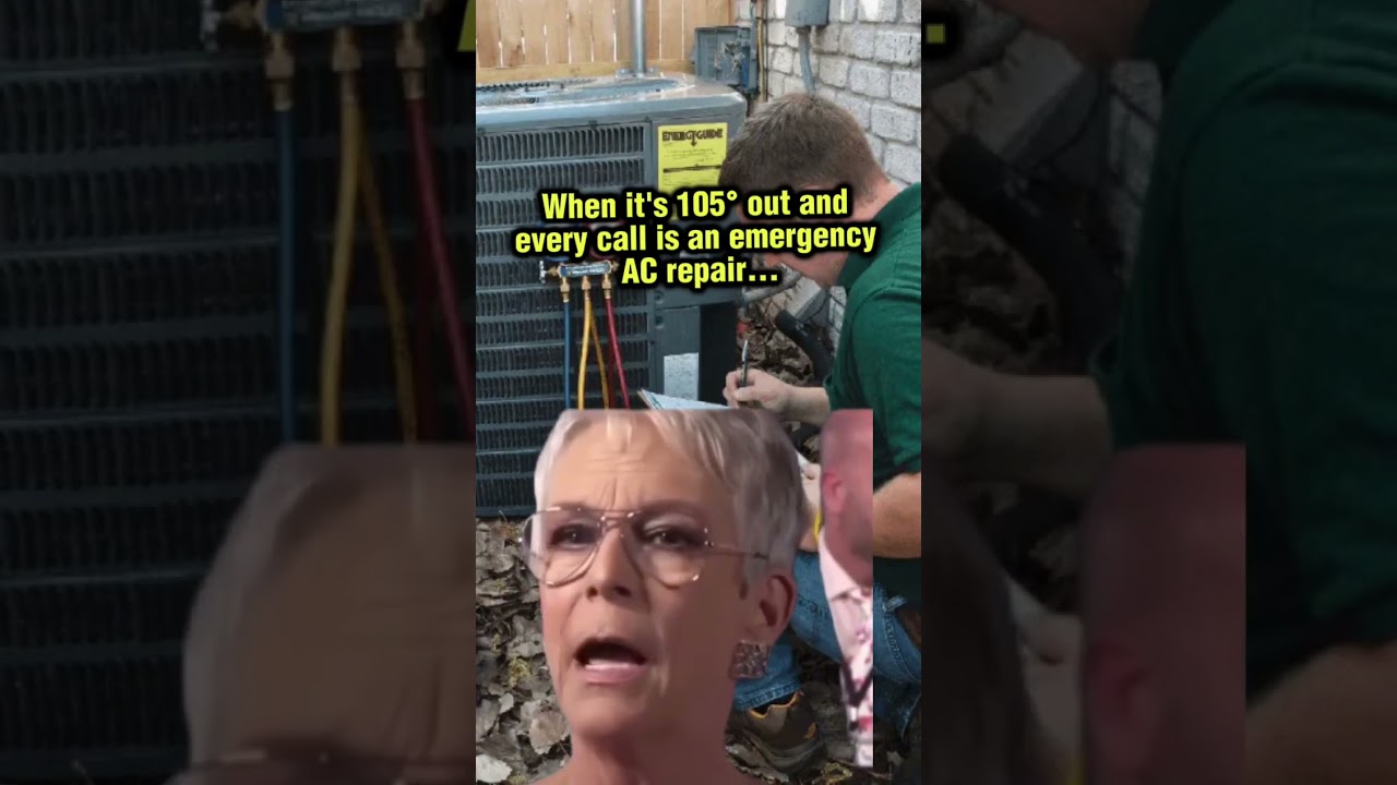 Every HVAC Tech in July 😅 #hvacguy #hvacpro #hvactech #hvac